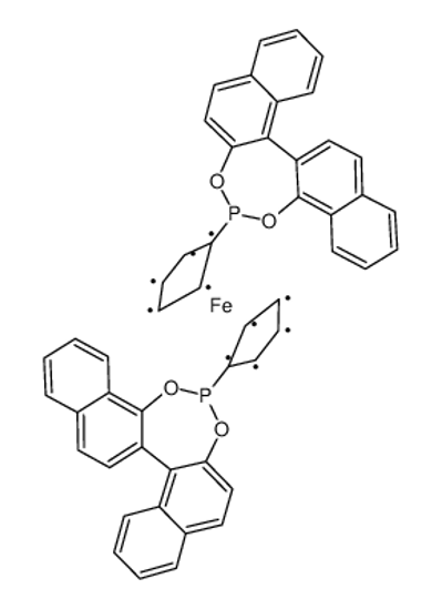 Picture of (R,R)-1,1'-BIS[DINAPHTHO[1,2-D,1,2F][1,3,2]DIOXAPHOSPHEPIN-8-YL]FERROCENE