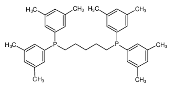 Picture of 5-bis(3,5-dimethylphenyl)phosphanylpentyl-bis(3,5-dimethylphenyl)phosphane
