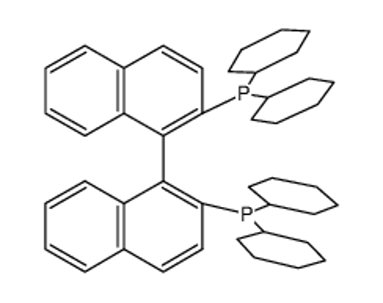 Picture of (R)-(+)-2,2'-BIS(DICYCLOHEXYLPHOSPHINO)-1,1'-BINAPHTHYL
