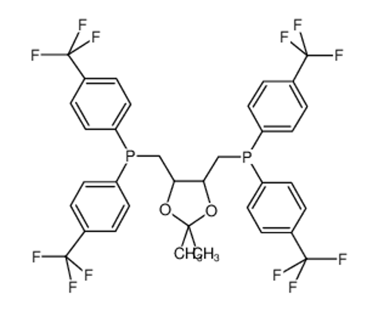 Picture of (+)-O-ISOPROPYLIDENE-2,3-DIHYDROXY-1,4-BIS[BIS(4-TRIFLUOROMETHYLPHENYL)PHOSPHINO]BUTANE