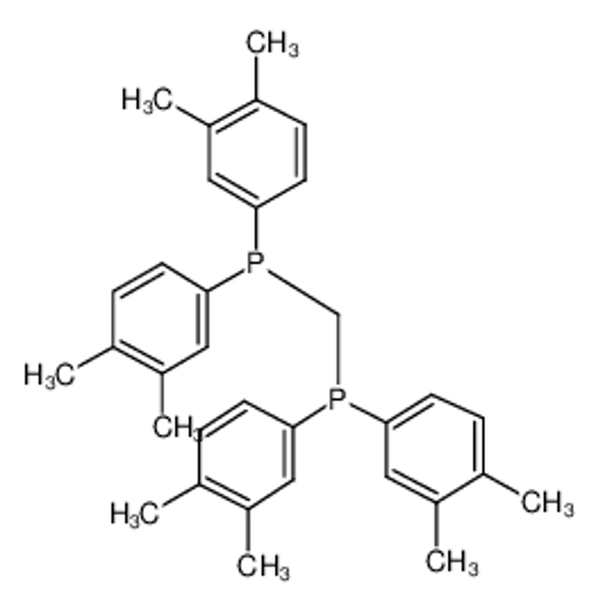 Picture of bis(3,5-dimethylphenyl)phosphanylmethyl-bis(3,5-dimethylphenyl)phosphane