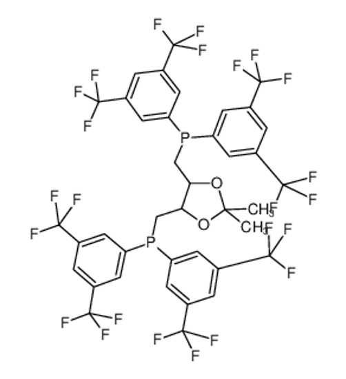 Picture of (+)-O-ISOPROPYLIDENE-2,3-DIHYDROXY-1,4-BIS[BIS(3,5-DIFLUOROMETHYLPHENYL)PHOSPHINO]BUTANE