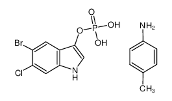 Picture of 5-BROMO-6-CHLORO-3-INDOLYL PHOSPHATE P-TOLUIDINE SALT