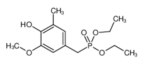 Изображение 4-(diethoxyphosphorylmethyl)-2-methoxy-6-methylphenol