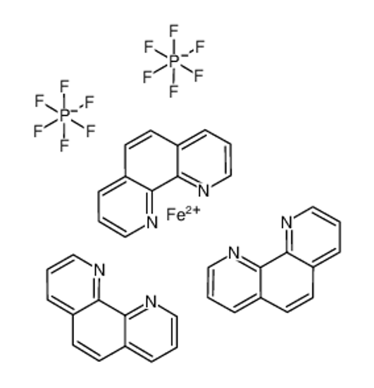 Picture of iron(2+),1,10-phenanthroline-1,10-diide,dihexafluorophosphate