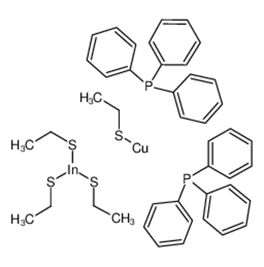 Picture of INDIUM COPPER DIETHYLTHIOLATETRIPHENYLPHOSPHINE COMPLEX
