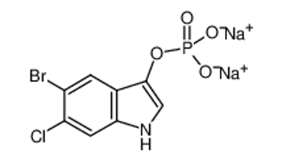 Picture of 5-BROMO-6-CHLORO-3-INDOXYL PHOSPHATE, DISODIUM SALT TRIHYDRATE