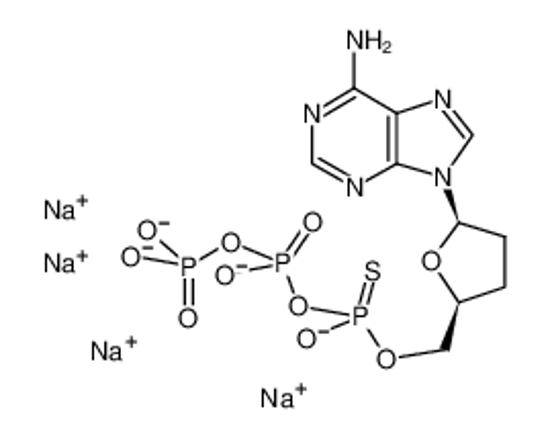 Picture of 2',3'-DIDEOXYADENOSINE-5'-O-(1-THIOTRIPHOSPHATE) SODIUM SALT
