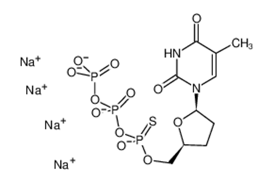 Picture of 3'-DEOXYTHYMIDINE-5'-O-(1-THIOTRIPHOSPHATE/2',3'-DIDEOXYTHYMIDINE-5'-O-(1-THIOTRIPHOSPHATE) SODIUM SALT