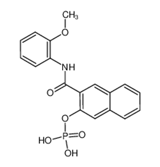 Picture of [3-[(2-methoxyphenyl)carbamoyl]naphthalen-2-yl] dihydrogen phosphate