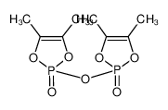 Imagem de 2-[(4,5-dimethyl-2-oxo-1,3,2λ<sup>5</sup>-dioxaphosphol-2-yl)oxy]-4,5-dimethyl-1,3,2λ<sup>5</sup>-dioxaphosphole 2-oxide