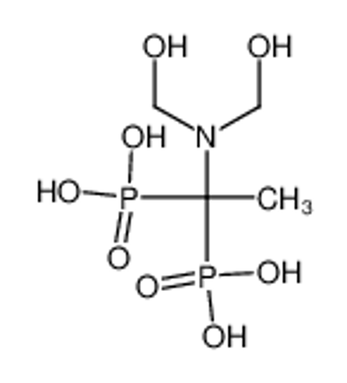 Picture of [1-[bis(hydroxymethyl)amino]-1-phosphonoethyl]phosphonic acid
