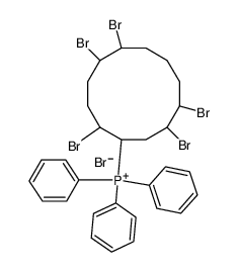 Picture of (2,5,6,10,11-pentabromocyclododecyl)-triphenylphosphanium,bromide
