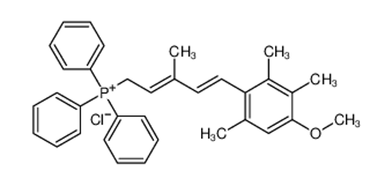 Picture of [(2E,4E)-5-(4-methoxy-2,3,6-trimethylphenyl)-3-methylpenta-2,4-dienyl]-triphenylphosphanium,chloride
