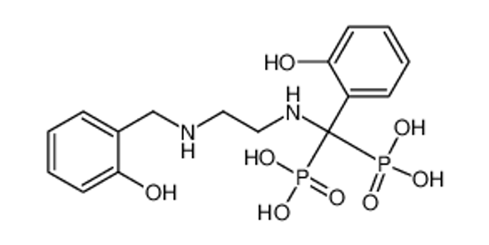 Picture of [(2-hydroxyphenyl)-[2-[[(2-hydroxyphenyl)-phosphonomethyl]amino]ethylamino]methyl]phosphonic acid