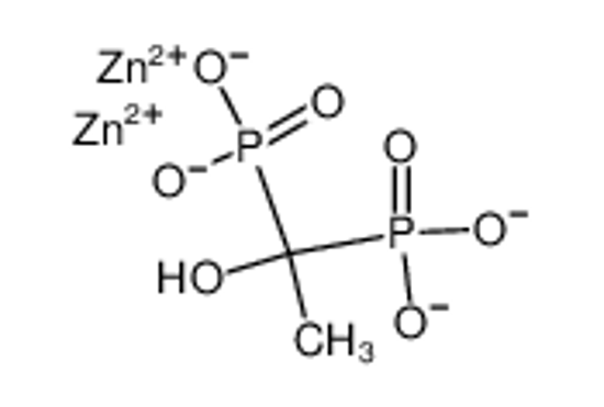 Picture of (1-hydroxyethylidene)bisphosphonic acid, zinc salt