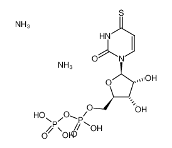 Picture of azane,[3,4-dihydroxy-5-(2-oxo-4-sulfanylidenepyrimidin-1-yl)oxolan-2-yl]methyl phosphono hydrogen phosphate