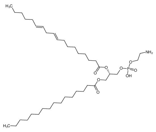 Picture of 2-LINOLEOYL-1-PALMITOYL-SN-GLYCERO-3-PHOSPHOETHANOLAMINE