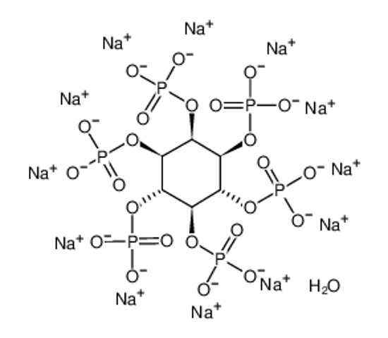 Picture of dodecasodium,(2,3,4,5,6-pentaphosphonatooxycyclohexyl) phosphate,hydrate