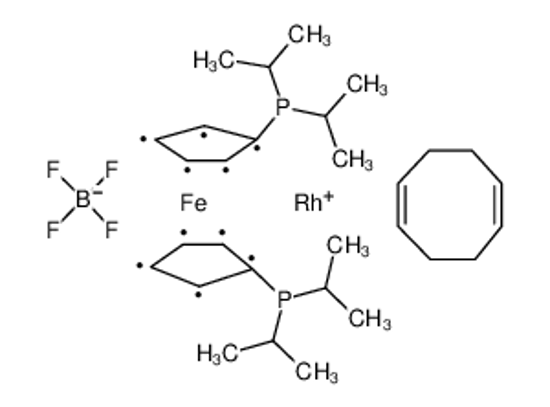 Imagem de (1Z,5Z)-cycloocta-1,5-diene,cyclopentyl-di(propan-2-yl)phosphane,iron,rhodium,tetrafluoroborate