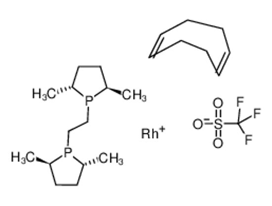 Picture of (+)-1,2-BIS((2R,5R)-DIMETHYLPHOSPHOLANO)ETHANE(CYCLOOCTADIENE)RHODIUM(I) TRIFLATE