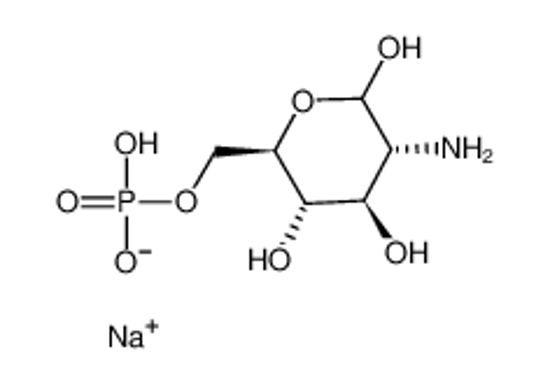 Picture of (5-amino-2,3,4-trihydroxy-6-oxohexyl) dihydrogen phosphate,sodium