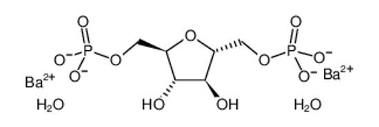 Picture of barium(2+),[(2S,3R,5S)-3,4-dihydroxy-5-(phosphonatooxymethyl)oxolan-2-yl]methyl phosphate,dihydrate