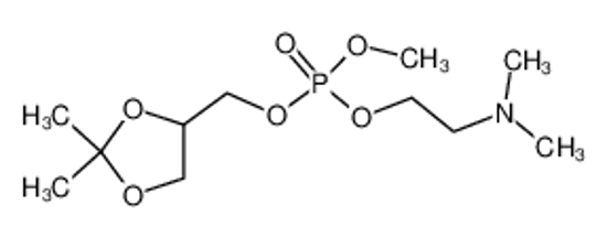 Picture of PHOSPHORIC ACID 2-DIMETHYLAMINO-ETHYL ESTER 2,2-DIMETHYL-[1,3]DIOXOLAN-4-YLMETHYL ESTER METHYL ESTER