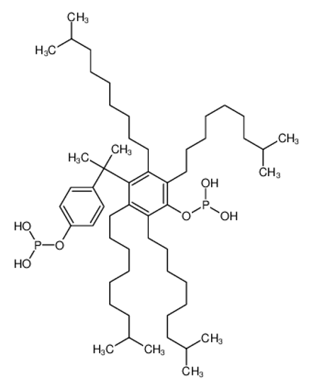 Picture of [4-[2-[4-[bis(8-methylnonoxy)phosphanyloxy]phenyl]propan-2-yl]phenyl] bis(8-methylnonyl) phosphite