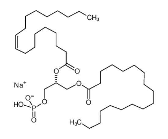 Picture of sodium,[(2R)-3-octadecanoyloxy-2-[(Z)-octadec-9-enoyl]oxypropyl] hydrogen phosphate