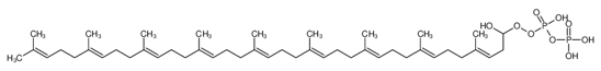 Picture of [hydroxy-[(3E,7E,11E,15E,19E,23E,27E,31E)-4,8,12,16,20,24,28,32,36-nonamethylheptatriaconta-3,7,11,15,19,23,27,31,35-nonaenoxy]phosphoryl]oxyphosphonic acid