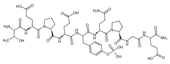 Picture of H-THR-GLU-PRO-GLU-TYR(PO3H2)-GLN-PRO-GLY-GLU-NH2