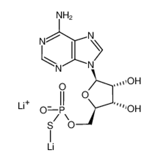 Изображение (2R,3R,4S,5R)-2-(6-aminopurin-9-yl)-5-(dihydroxyphosphinothioyloxymethyl)oxolane-3,4-diol