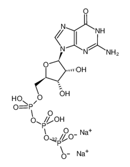 Picture of [[(2R,3S,4R,5R)-5-(2-amino-6-oxo-3H-purin-9-yl)-3,4-dihydroxyoxolan-2-yl]methoxy-hydroxyphosphoryl] dihydroxyphosphoryl hydrogen phosphate