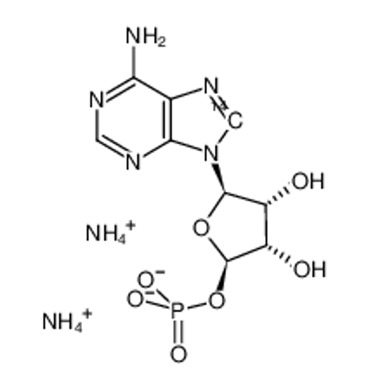 Picture of [5-(6-aminopurin-9-yl)-3,4-dihydroxyoxolan-2-yl]methyl dihydrogen phosphate,azane