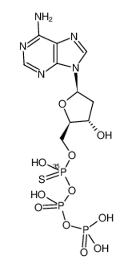 Picture of [[(2R,3S,5R)-5-(6-aminopurin-9-yl)-3-hydroxyoxolan-2-yl]methoxy-hydroxyphosphinothioyl] phosphono hydrogen phosphate