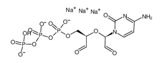 Picture of [[(2R)-2-[(1R)-1-(4-amino-2-oxopyrimidin-1-yl)-2-oxoethoxy]-3-oxopropoxy]-hydroxyphosphoryl] phosphono hydrogen phosphate