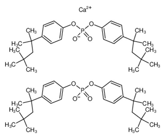 Picture of calcium,bis[4-(2,4,4-trimethylpentan-2-yl)phenyl] phosphate