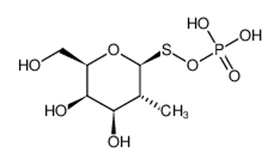 Picture of methyl β-D-thiogalactopyranoside phosphate