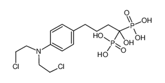 Picture of [4-[4-[bis(2-chloroethyl)amino]phenyl]-1-hydroxy-1-phosphonobutyl]phosphonic acid