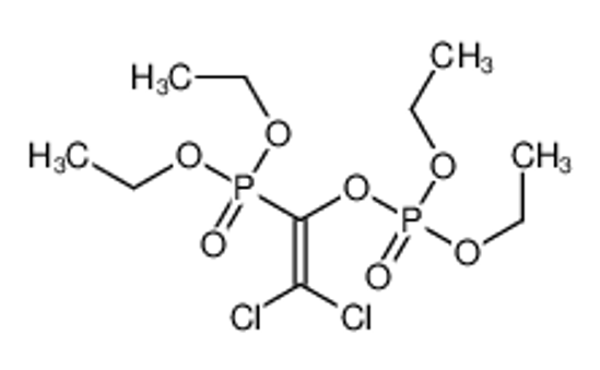 Picture of [2,2-Dichloro-1-[(diethoxyphosphinyl)oxy]vinyl]phosphonic acid diethyl ester
