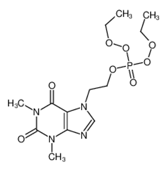 Picture of 2-(1,3-dimethyl-2,6-dioxopurin-7-yl)ethyl diethyl phosphate