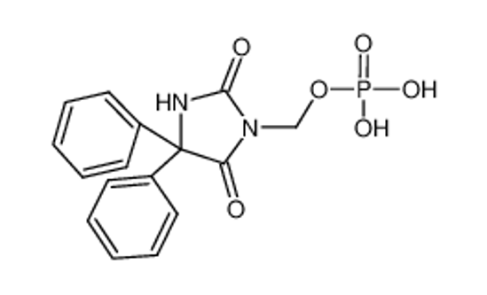 Picture of (2,5-dioxo-4,4-diphenylimidazolidin-1-yl)methyl dihydrogen phosphate
