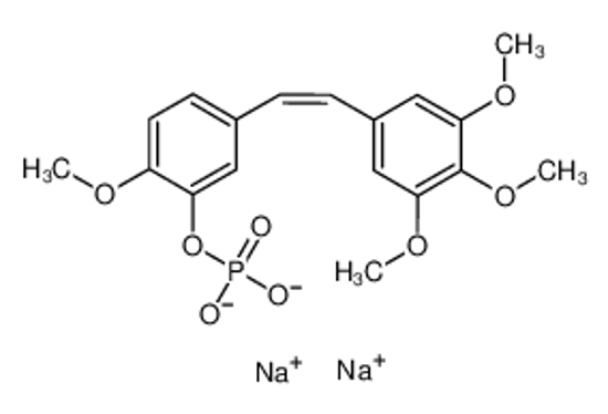 Picture of [2-methoxy-5-[(Z)-2-(3,4,5-trimethoxyphenyl)ethenyl]phenyl] dihydrogen phosphate