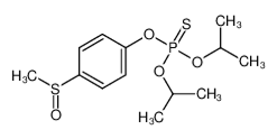 Picture of (4-methylsulfinylphenoxy)-di(propan-2-yloxy)-sulfanylidene-λ<sup>5</sup>-phosphane