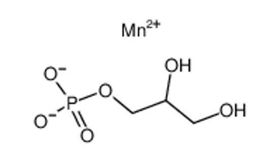 Picture of 1,5-dihydroxypentan-3-yl phosphate,2,3-dihydroxypropyl phosphate,manganese(2+)