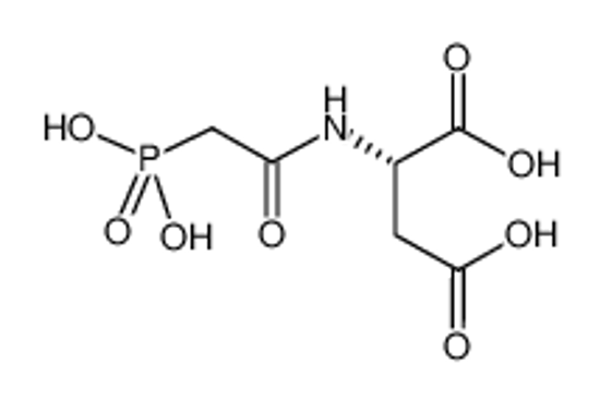 Picture of (2S)-2-[(2-phosphonoacetyl)amino]butanedioic acid