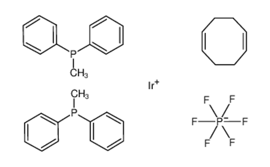 Picture of (1,5-Cyclooctadiene)bis(methyldiphenylphosphine)iridium(I) hexafluorophosphate