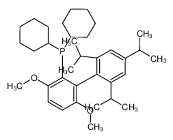 Picture of dicyclohexyl-[3,6-dimethoxy-2-[2,4,6-tri(propan-2-yl)phenyl]phenyl]phosphane