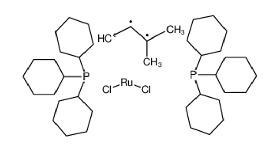 Picture of dichloro(3-methylbut-2-enylidene)ruthenium,tricyclohexylphosphane